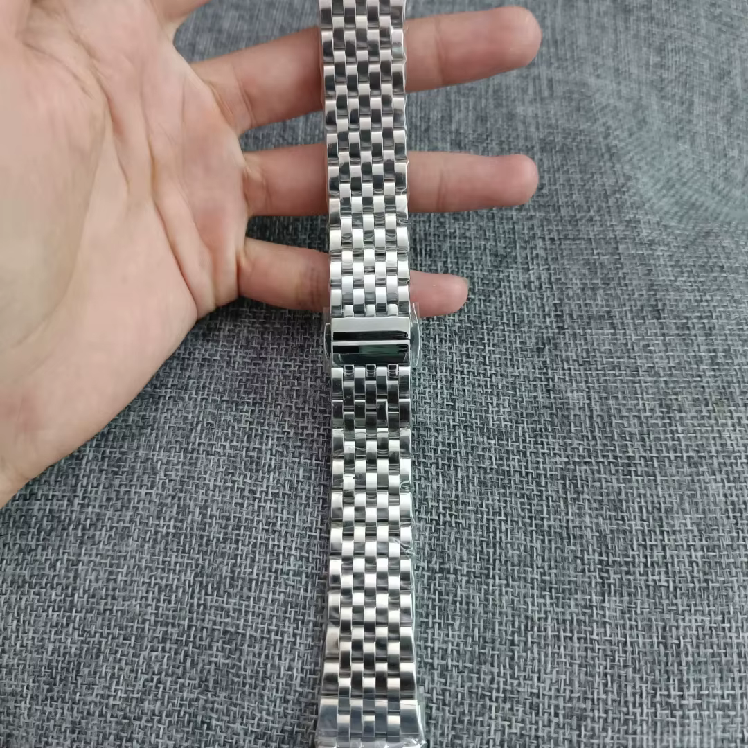 Bracelet de montre Jubilee en acier inoxydable 316 massif de haute qualité