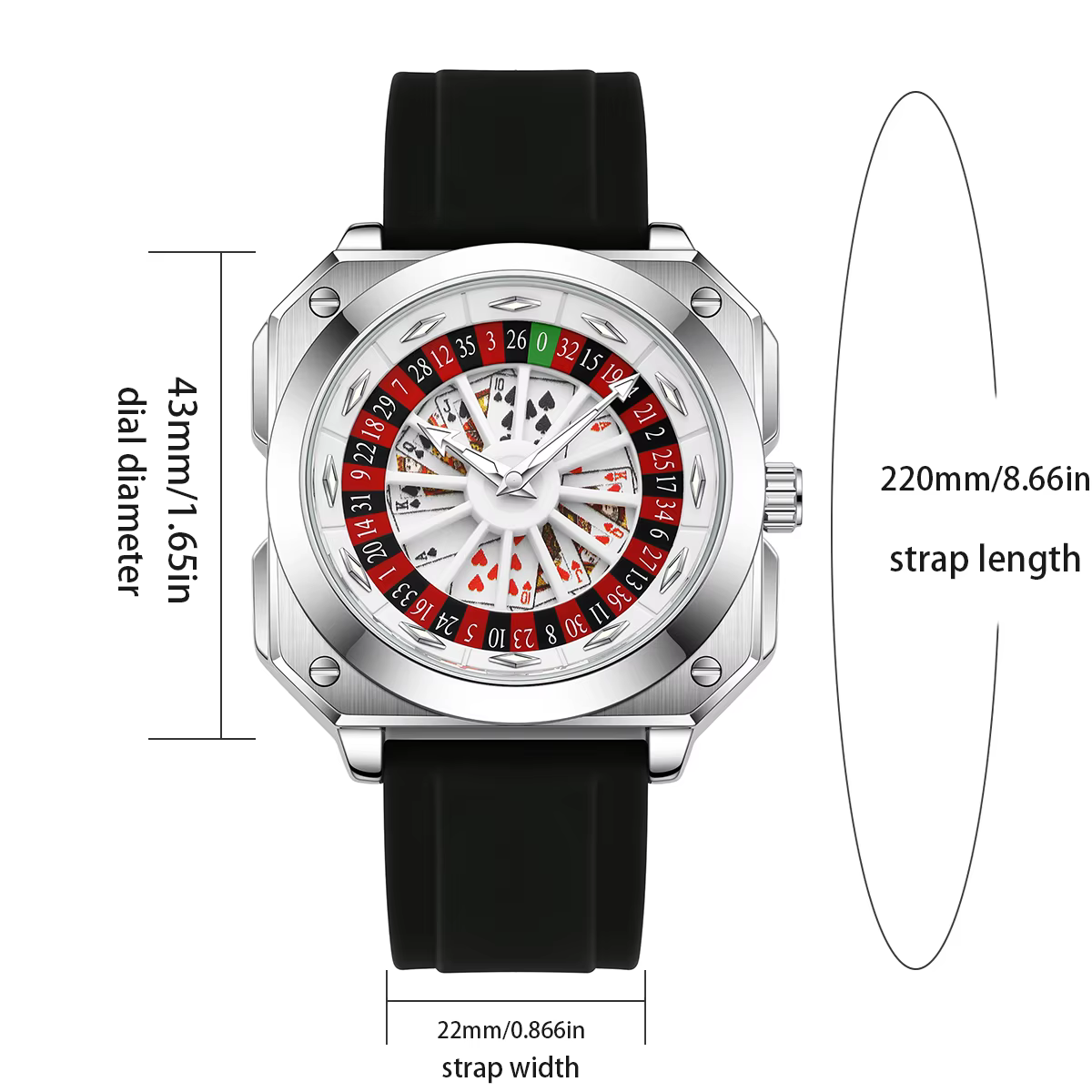 Montre créative pour hommes