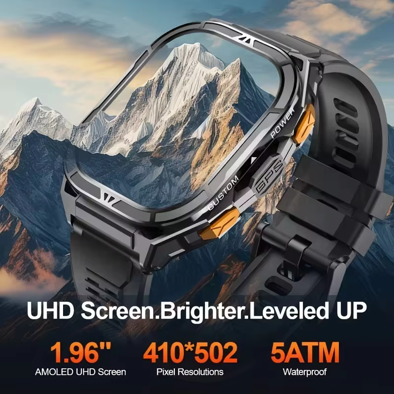 Montre connectée GPS pour hommes