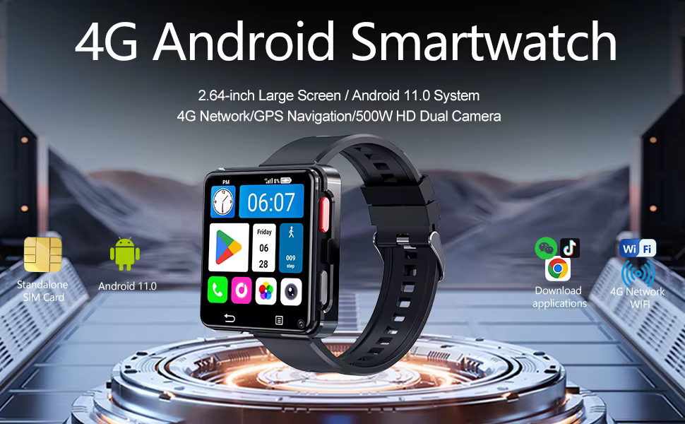 Montre connectée 2026 S998 Android 11.0 OS
