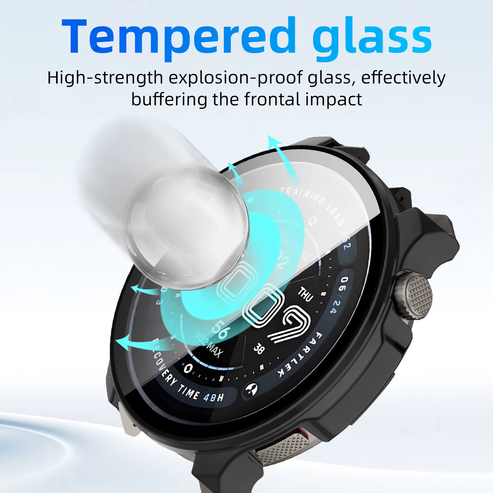 Étui pour montre intelligente Amazfit Balance 2 - Shell & Film Protection intégrée