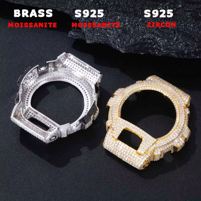 Boîtier de montre en moissanite série DW-6900