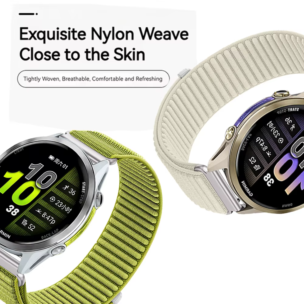 Bracelet en nylon respirant de 18 mm
