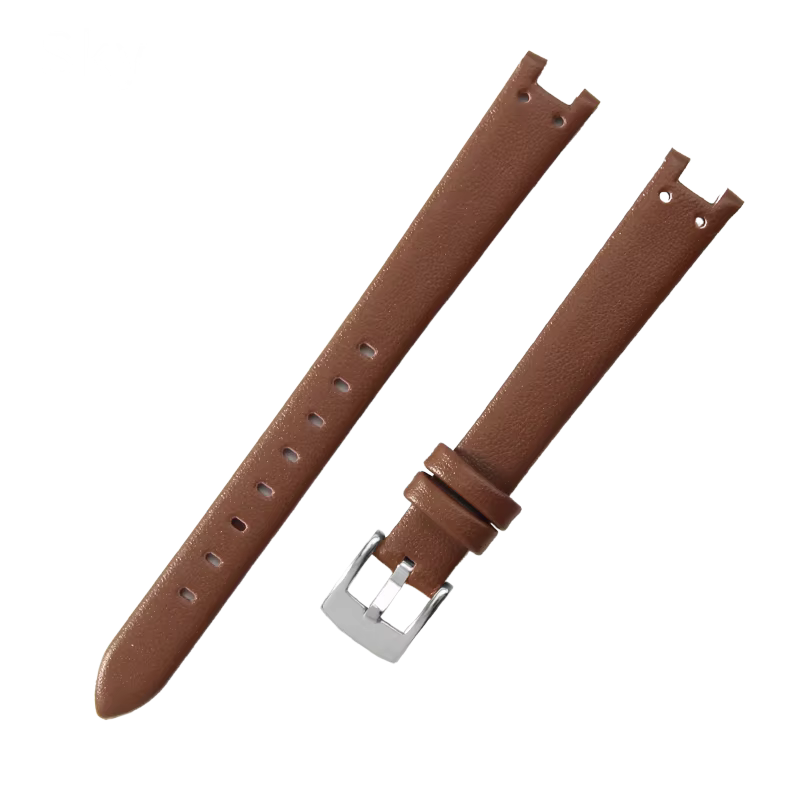 Bracelet de montre en cuir véritable pour femmes