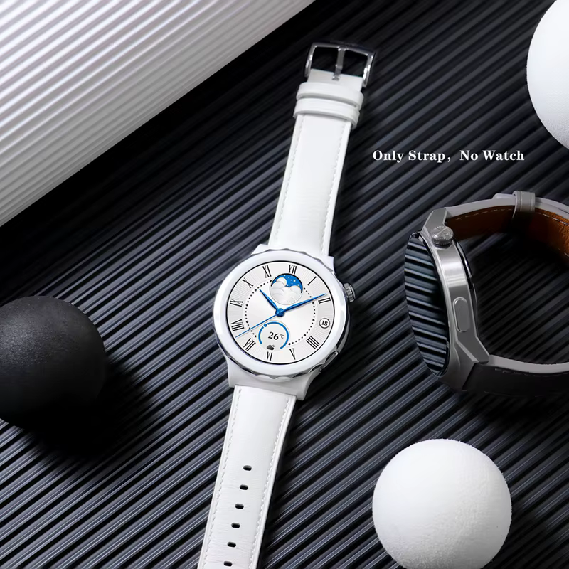 Bracelet de montre en caoutchouc et silicone pour femme