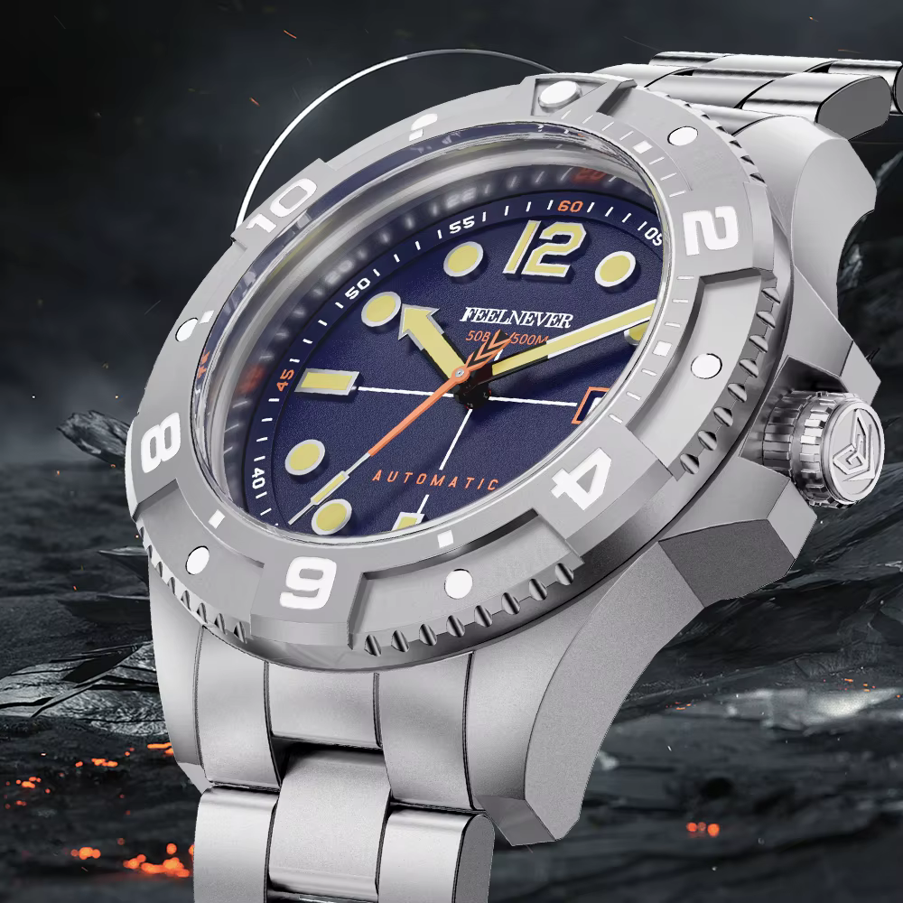 Top marque de luxe montre mécanique Profession Sport décontracté en acier inoxydable automatique montres pour hommes