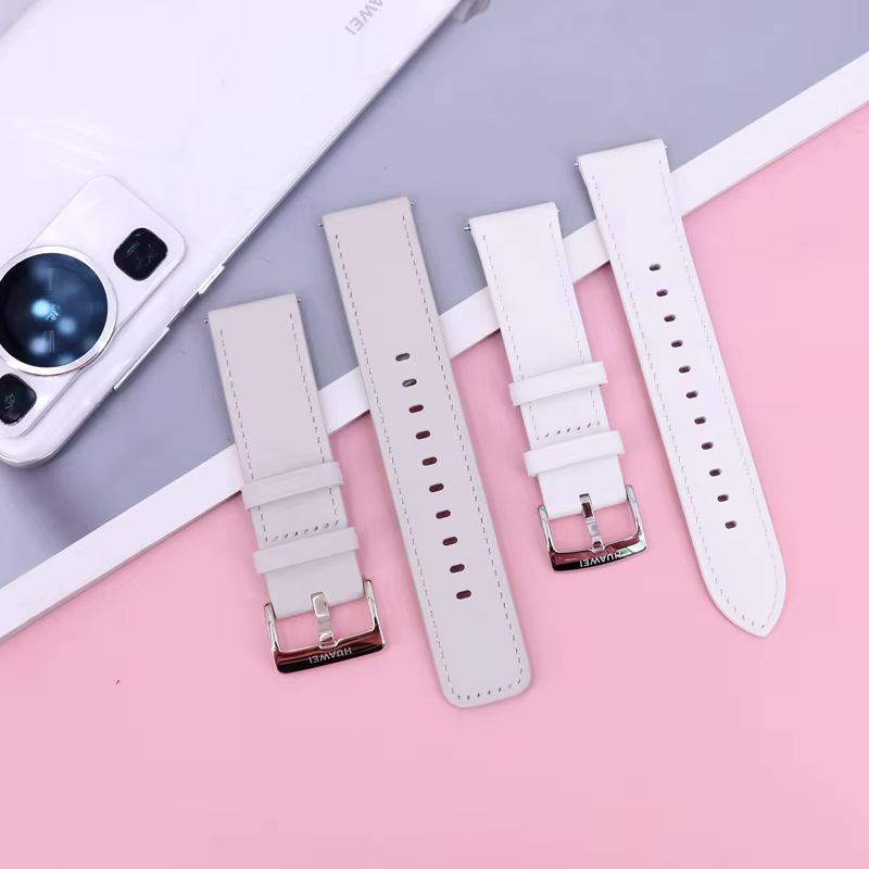 Bracelet de montre en caoutchouc et silicone pour femme