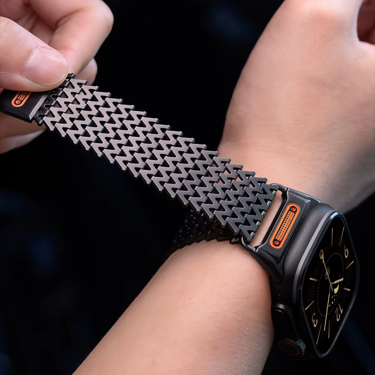 Bracelet magnétique milanais pour Apple Watch Ultra 2