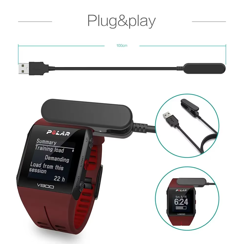 Chargeur pour Montre de dehors Polar V800