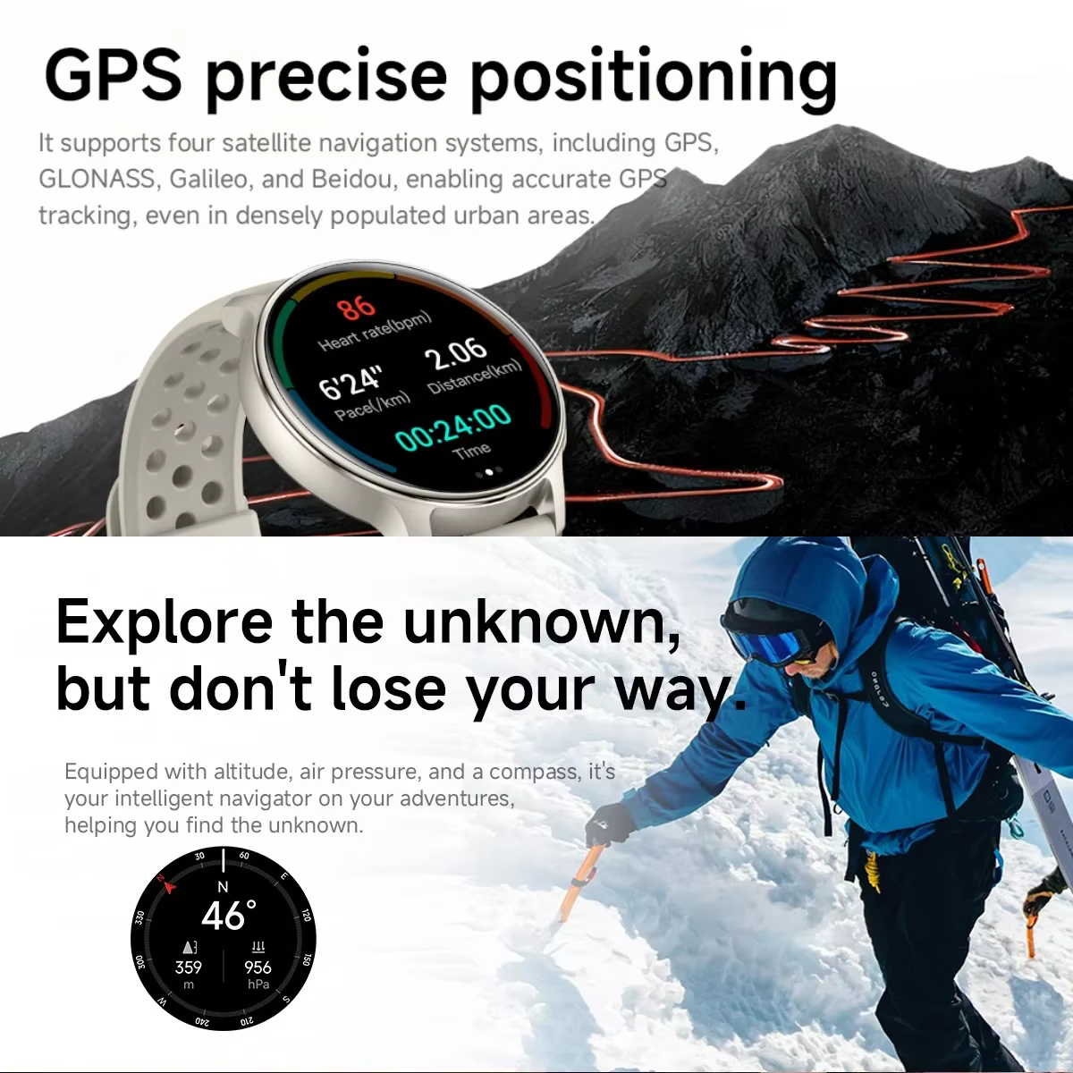 Montre connectée GPS 1