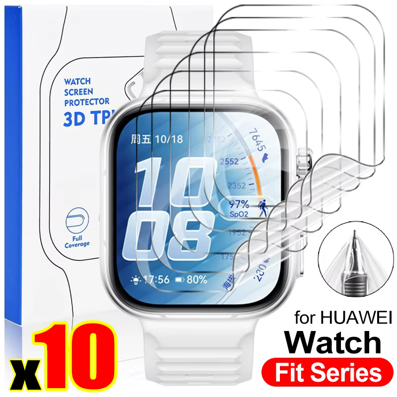 Film Hydrogel Souple et Flexible pour Huawei Watch Fit 3 4 5 Pro 2 ES