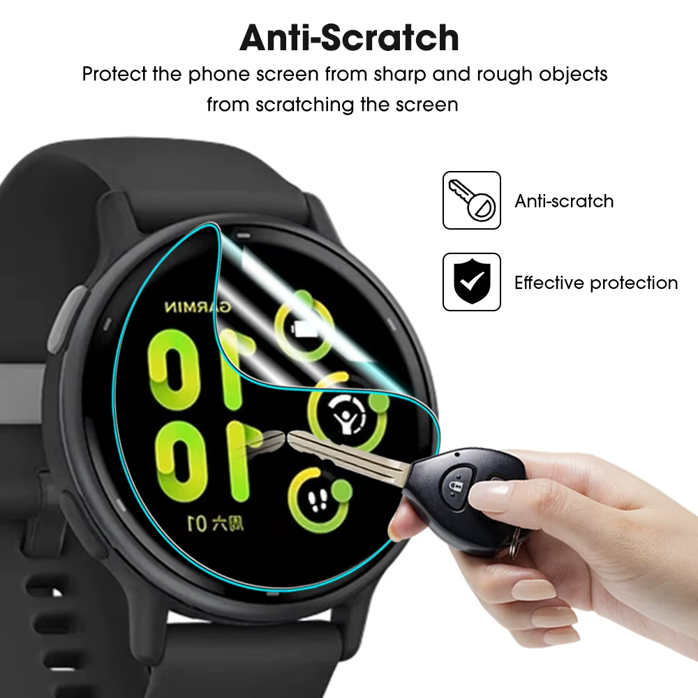 1-10 pièces Film de protection transparent souple pour Garmin Vivoactive 5 6 sport SmartWatch
