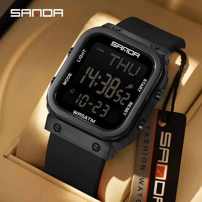 SANDA – montre numérique pour hommes
