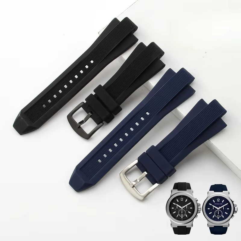 Bracelet de montre en caoutchouc de silicone