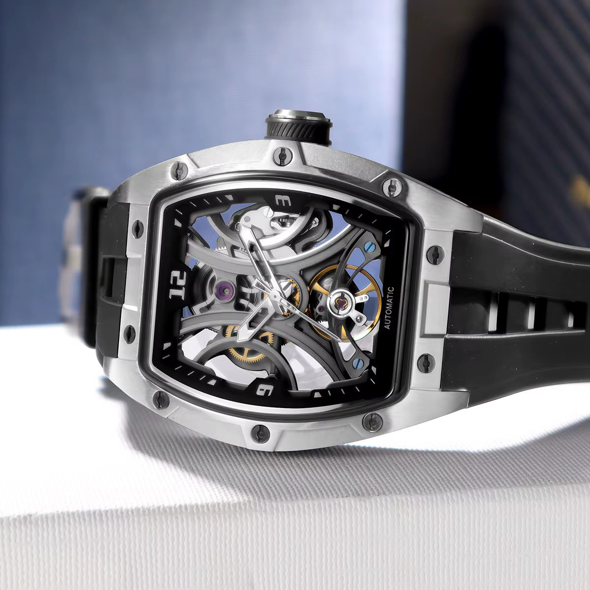 Montre mécanique de sport tendance MEGIR pour homme
