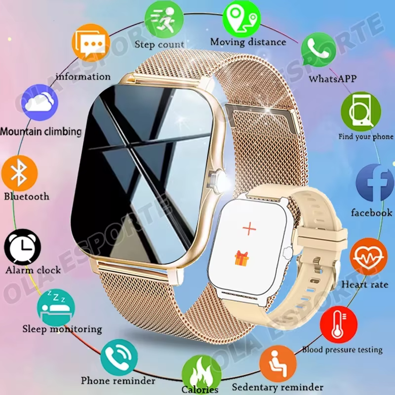 Sports de plein air montre intelligente appel sans fil informations rappel papier peint changement hommes et femmes étanche Smartwatch 2025