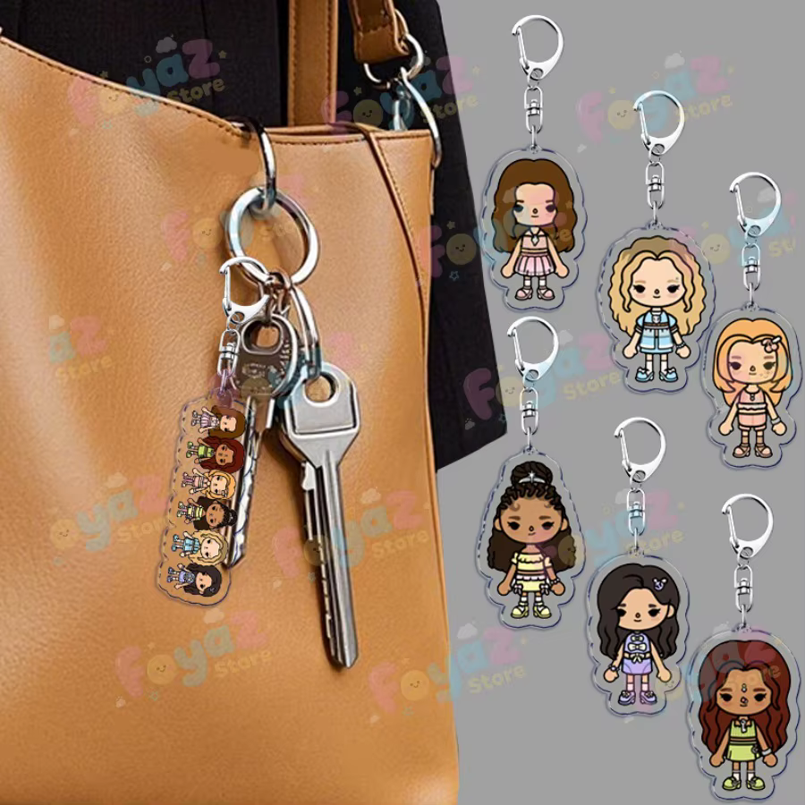 Cool K-pop Katseye porte-clés accessoires sac breloques mignon MANON SOPHIA Femme DANIELA Gamer porte-clés bijoux Fans Freinds cadeau