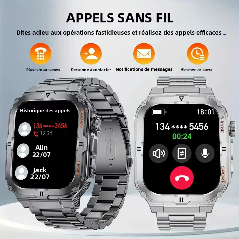 Nouvelle montre connectée pour homme 2026