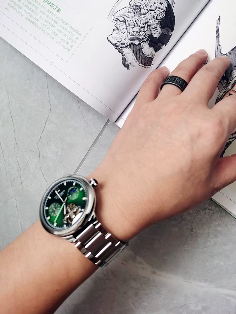 Montre mécanique pour homme de style vintage