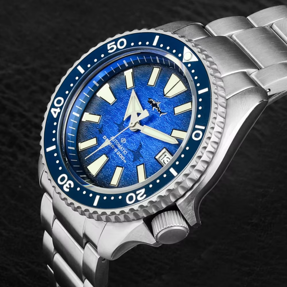 Heimdallr SKX007 montre de plongée titane NH35 automatique saphir cristal 20Bar étanche C3 Super lumineux luxe homme