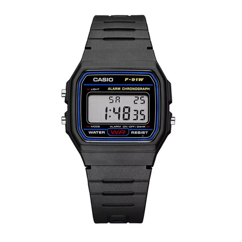 Montre à quartz étanche Casio F91W