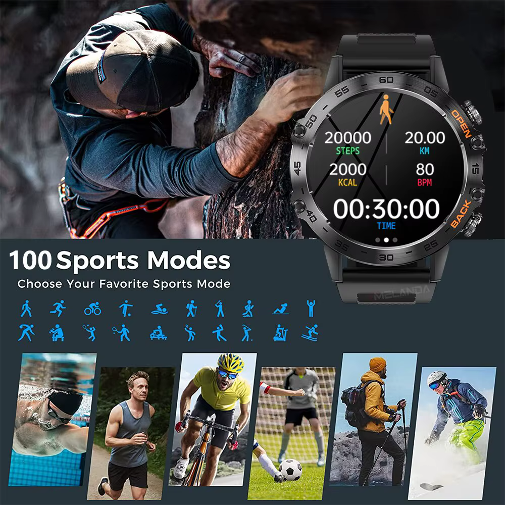 Montre connectée homme MEVADEN Steel 1