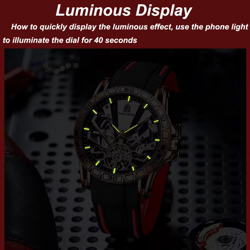 Tourbillon mécanique montre pour hommes de luxe Design de mode décontracté automatique sport étanche homme montre-bracelet Relogio Feminino