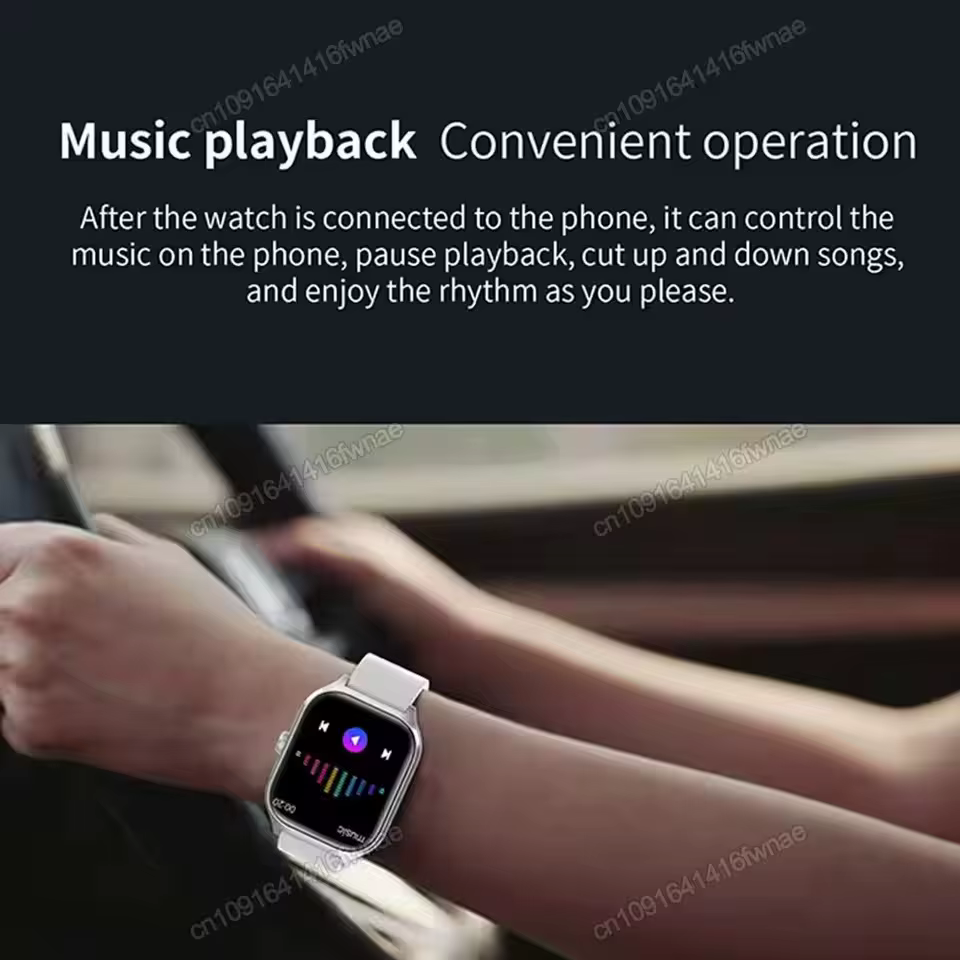 2026 nouvelle montre intelligente pour Android IOS 2.01 pouces écran couleur Bluetooth appel surveillance de l'oxygène
