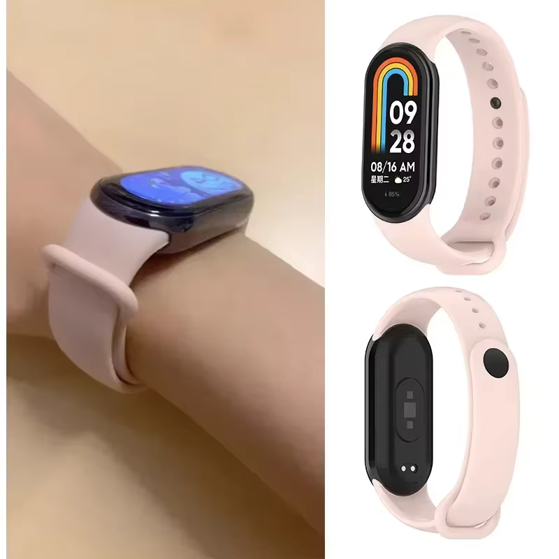 Bracelet en Silicone souple officiel pour Xiaomi Mi Band 10 9 8