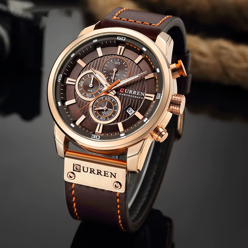Montre chronographe à quartz pour homme CURREN 8291