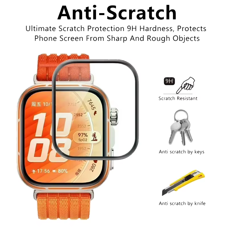 Film de protection à couverture complète pour HUAWEI Watch Fit 5 Fit 5 4 Pro 3