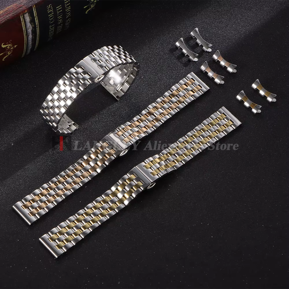 Bracelet de montre en acier inoxydable massif