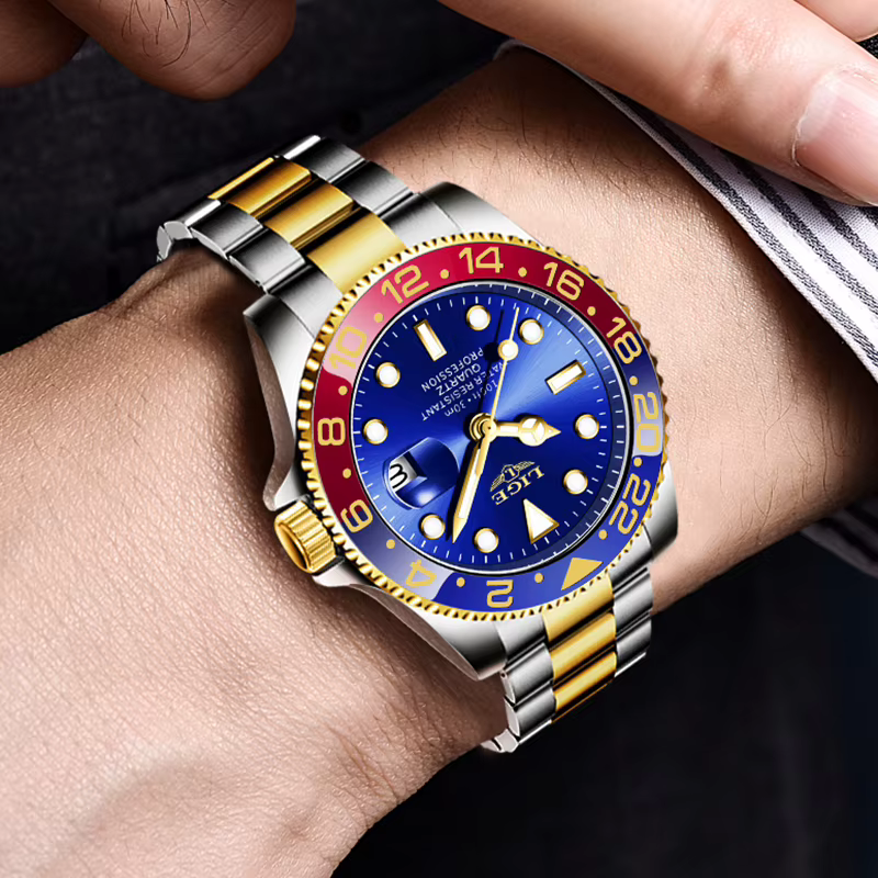 Montre de plongée LIGE pour homme