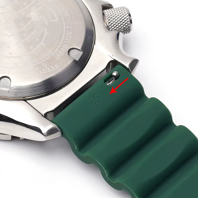 Bracelet de montre en silicone souple pour SeATM No.5