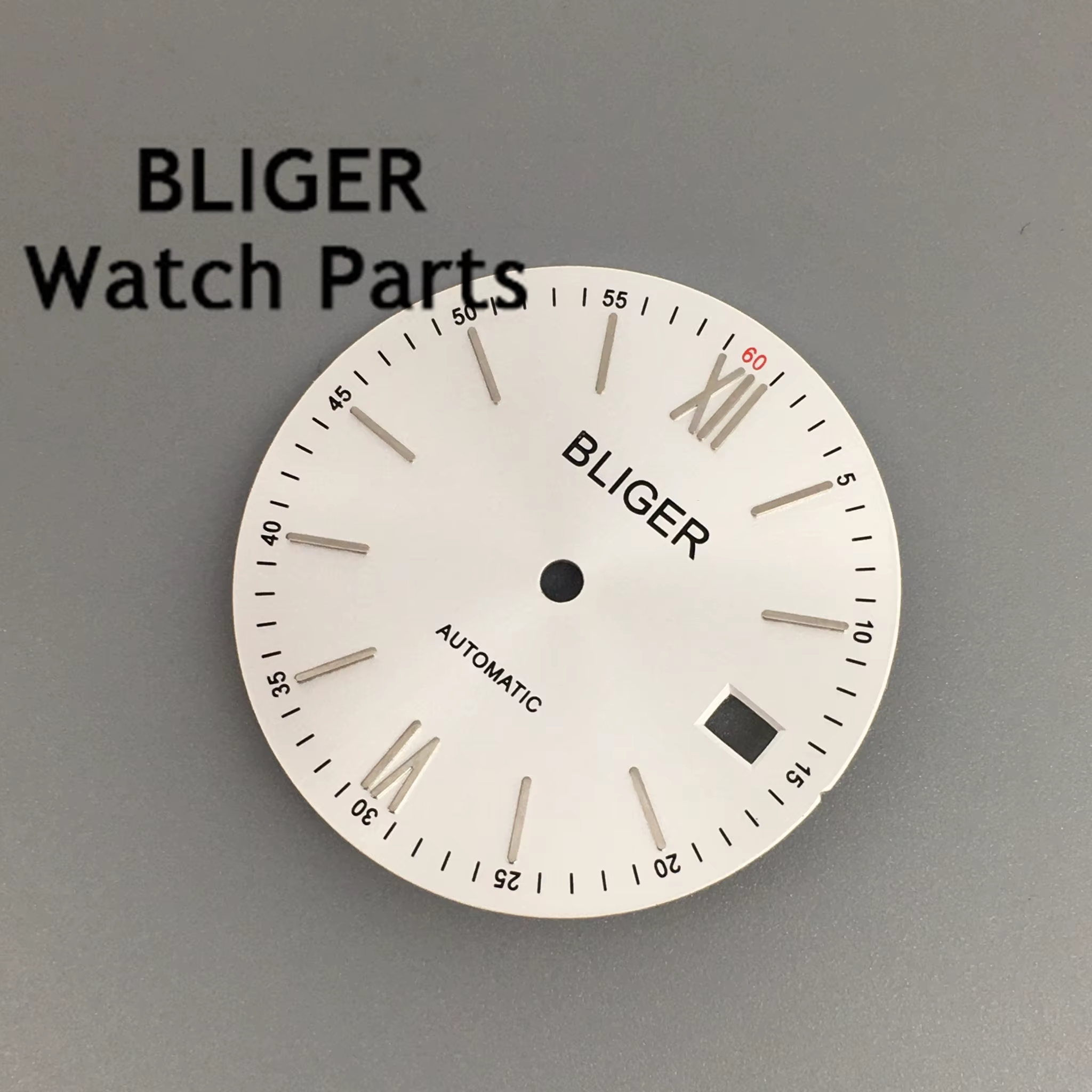 BLIGER 31mm noir bleu vert argent gris cadran de montre adapté au mouvement NH35