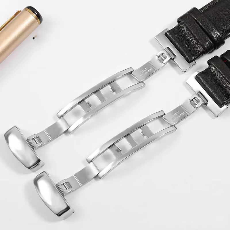 Bracelet en cuir véritable pour montre de sport tissot 1853