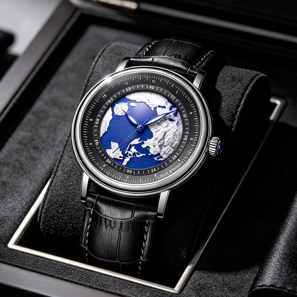 Montre-bracelet créative LIGE pour homme