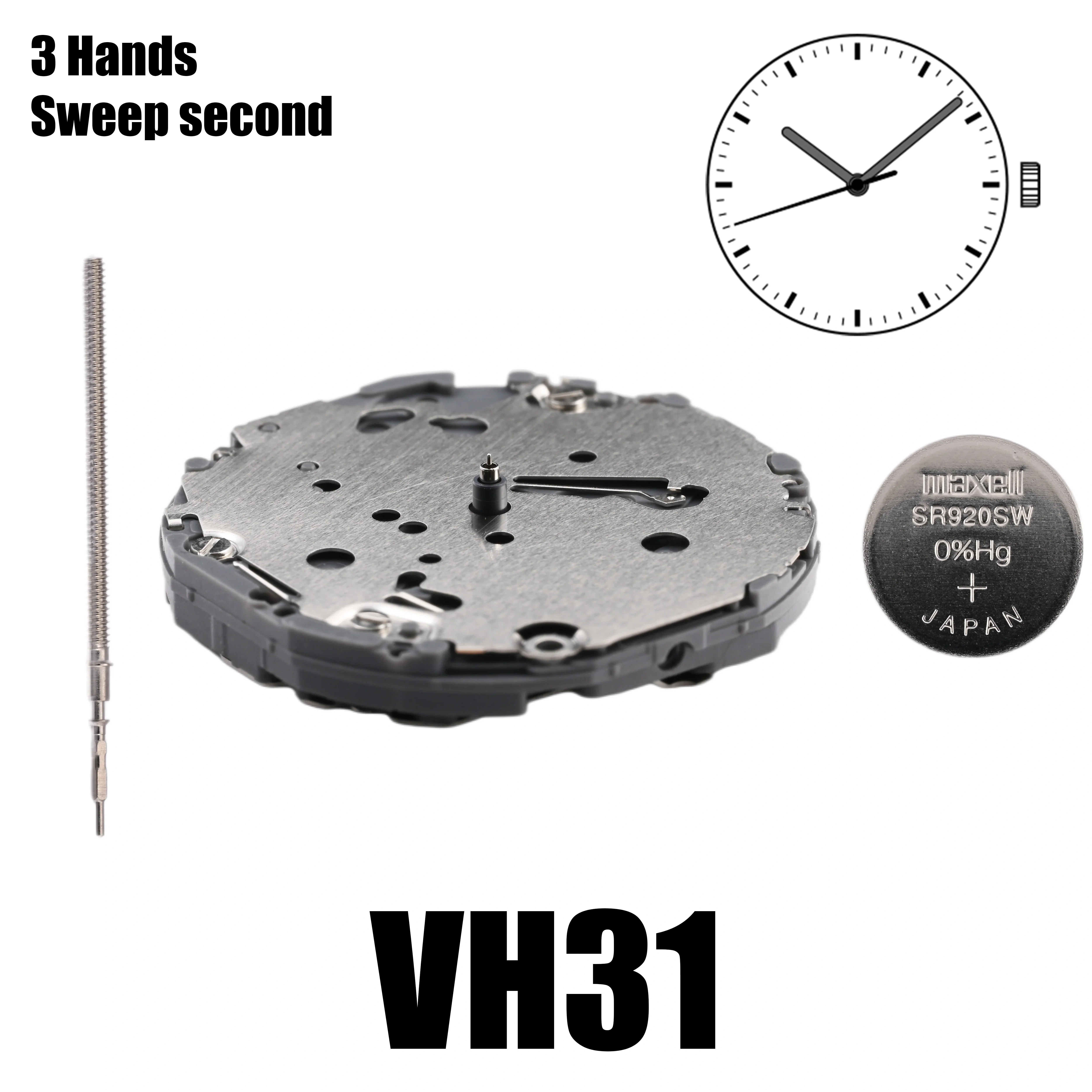 Mouvement VH31 Mouvement TMI vh31B
