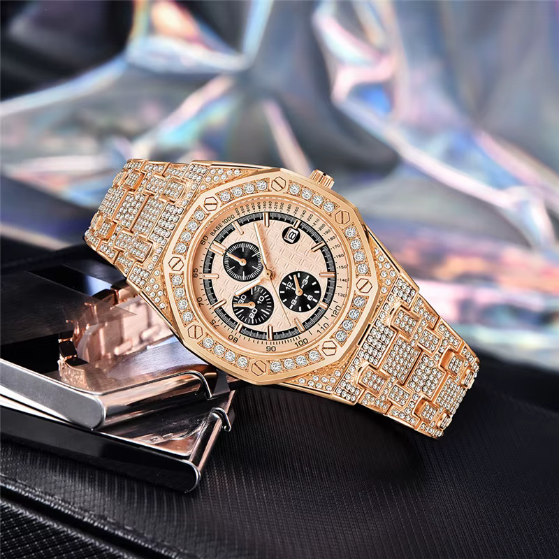 Montre à quartz de marque originale pour hommes