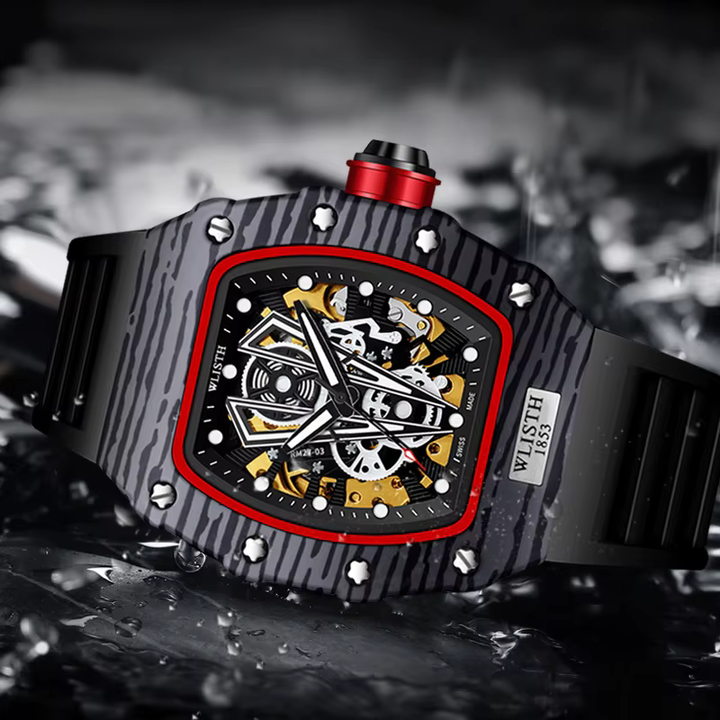 Montres mécaniques à mouvement automatique pour hommes