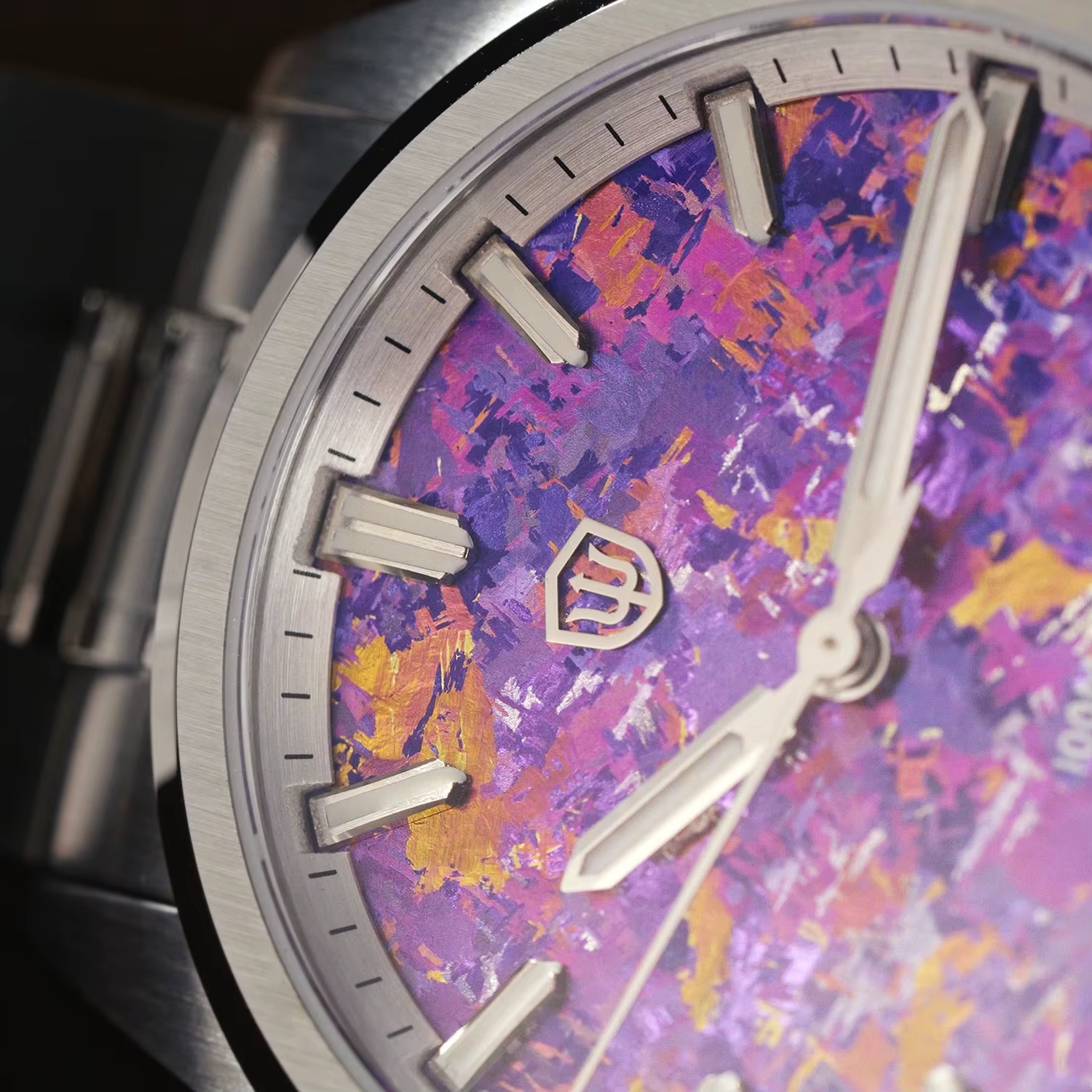 Watchdives WD0003C Nouvelle montre de luxe à cadran en titane effet cristal de glace Mouvement VH31 Verre saphir