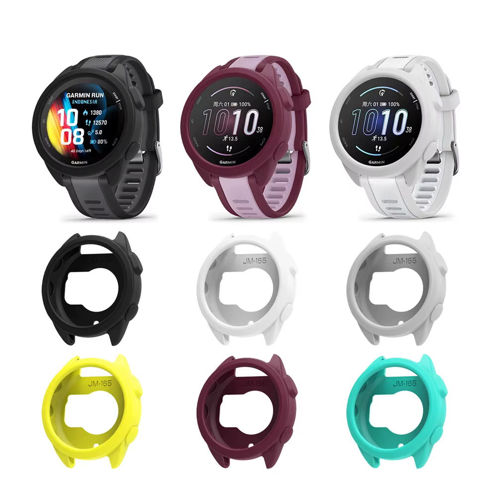 Étui de protection pour montre connectée Garmin Forerunner 165