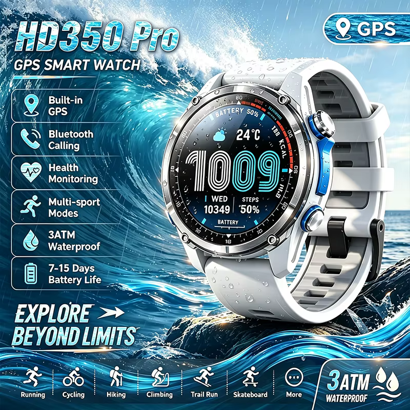Montre connectée HD350Pro avec GPS