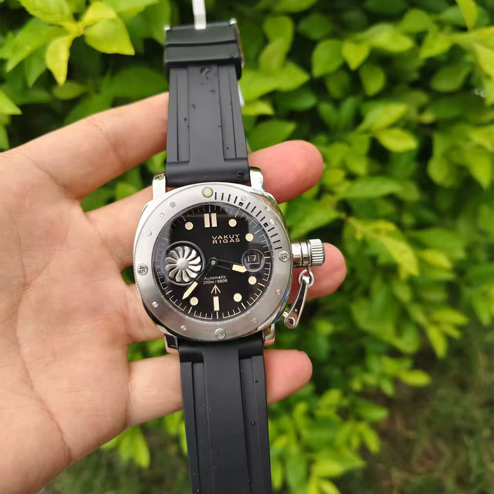 Vakuy montre mécanique automatique sous-marin militaire longue série de mars mouette commémorative ST25 lumineux étanche grand Dia