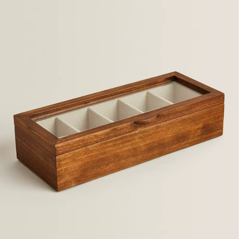 Boîtier de montre en bois personnalisé
