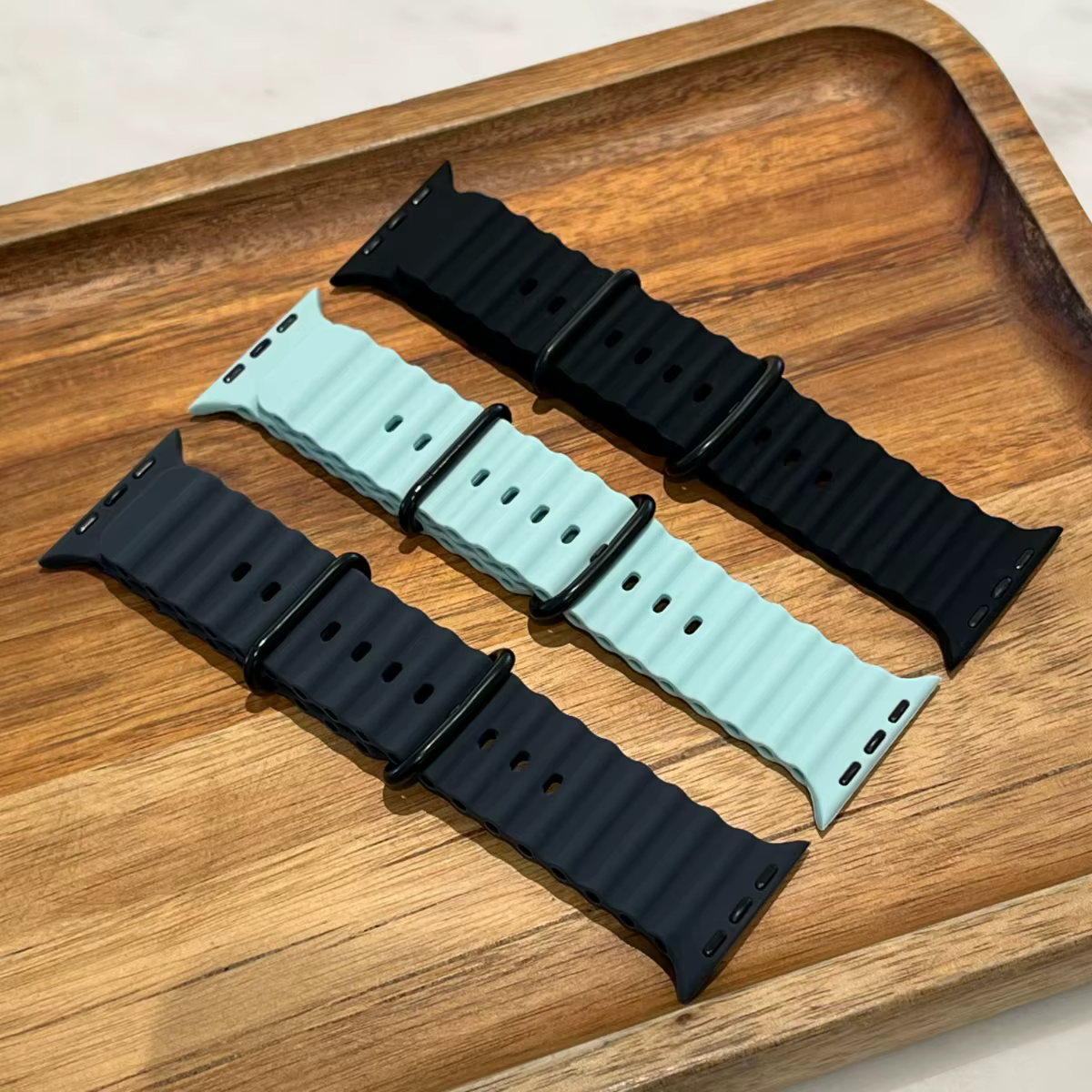 Bracelet océan officiel pour Bracelets de montre Apple Ultra 3 2 49mm 46mm 44mm 40mm 41mm 42mm 45mm