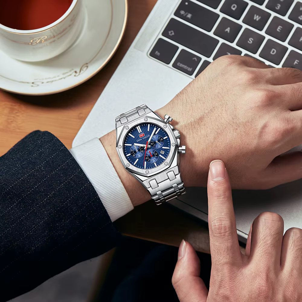 Montre MINI FOCU*, montre pour hommes d'affaires et de loisirs