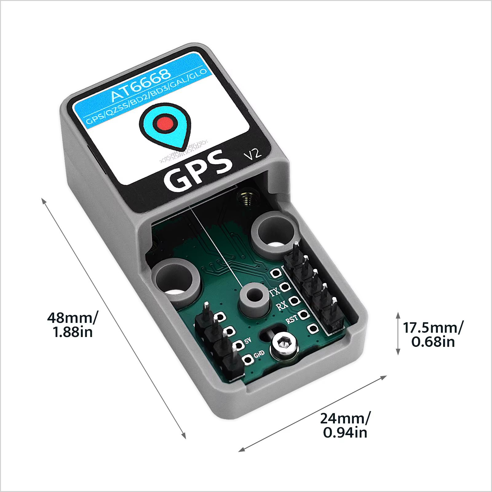 Base officielle des GPs ATOMIC M5Stack v2.0 (ATGM336H)