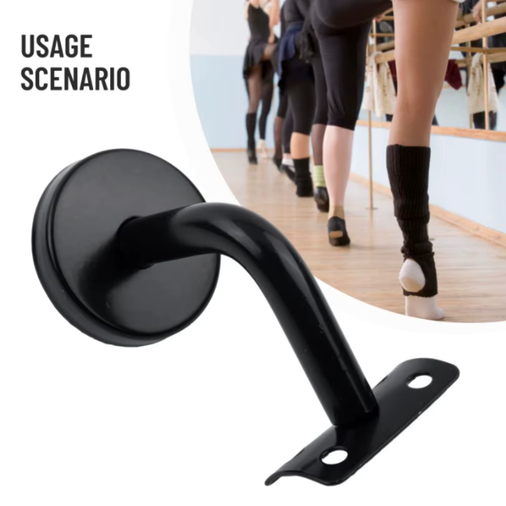 Support de main courante en acier inoxydable, fixation murale, robuste, haute qualité, finition noire, accessoire pour garde-corps d'escalier