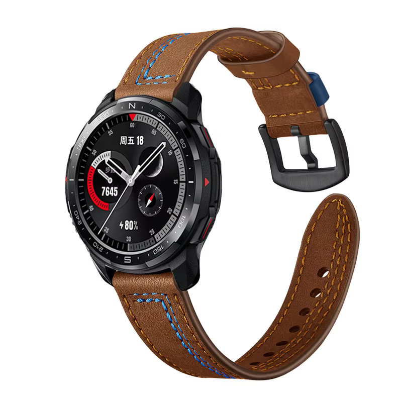 Bracelet en cuir pour montre Honor Watch GS Pro